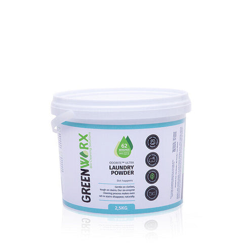 GreenWorx Odorite Ultra Laundry Powder - Bucket (2.5kg)