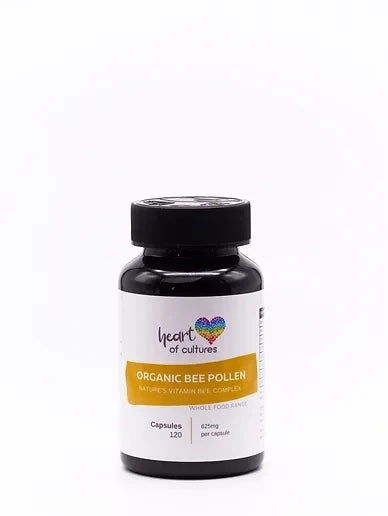 Heart of Cultures Organic Bee Pollen (120 Capsules)