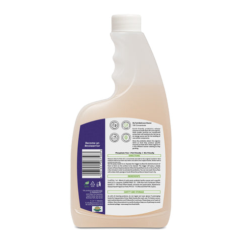 GreenWorx Bathroom Cleaner Spray Refill - Concentrate (500ml) Back