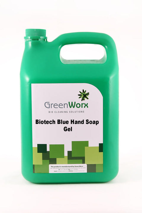 GreenWorx Bio Tech Blue Hand Soap Gel - Ready To Use (5L Jerry Can)