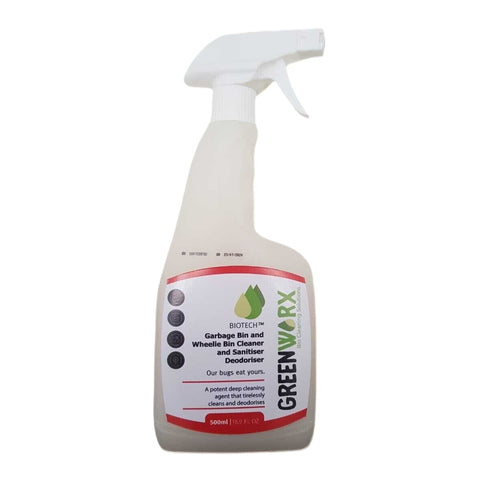 Bio Tech Garbage & Wheelie Bin Cleaner & Sanitizer - Ready to Use (500ml)