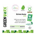 Greenworx Odorite Grime Away - Ready To Use (5L) - Front Label