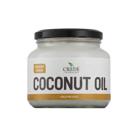 Credé Organic Virgin Coconut Oil - For Food (250ml Glass Jar)
