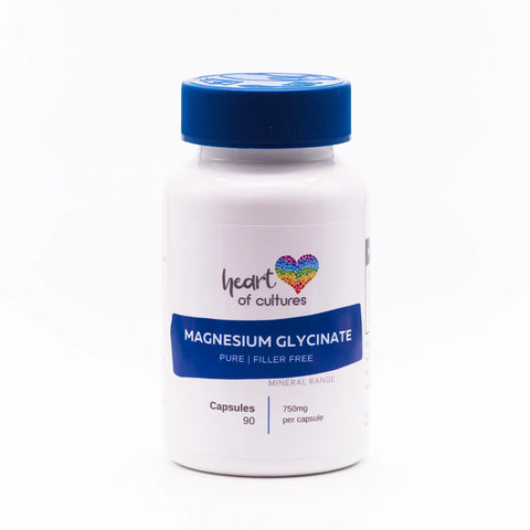 Heart of Cultures Magnesium Glycinate (90 Capsules)