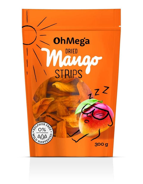 Crede OhMega Dried Mango Strips (Sulpher Free) (300g)