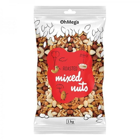 Crede OhMega Mixed Nuts Roasted (1kg)