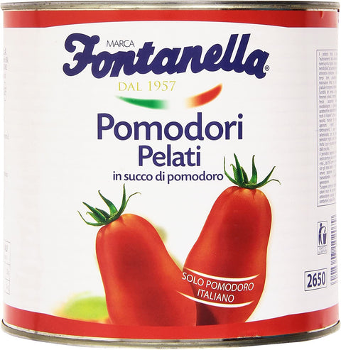 Fontanella Pomodori Pelati - Peeled Whole Tomatoes (3kg)