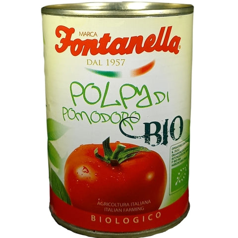 Fontanella Pomodori Polpa Bio - Tomato Pulp Organic (400g)