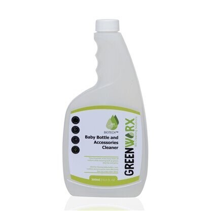 GreenWorx Odorite Baby Bottle & Accessories Cleaner - Concentrate (500ml)