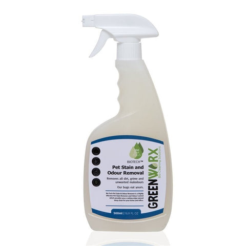 GreenWorx Bio Tech Pet Stain and Odour Removal - Ready To Use (500ml)