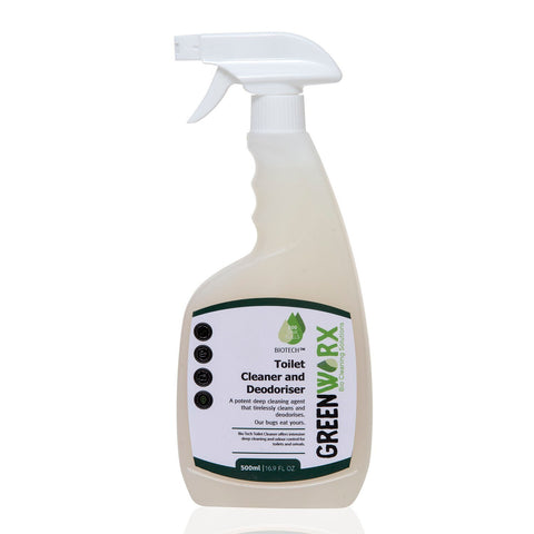 GreenWorx Bio Tech Toilet Cleaner & Deodoriser - Ready To Use (500ml)