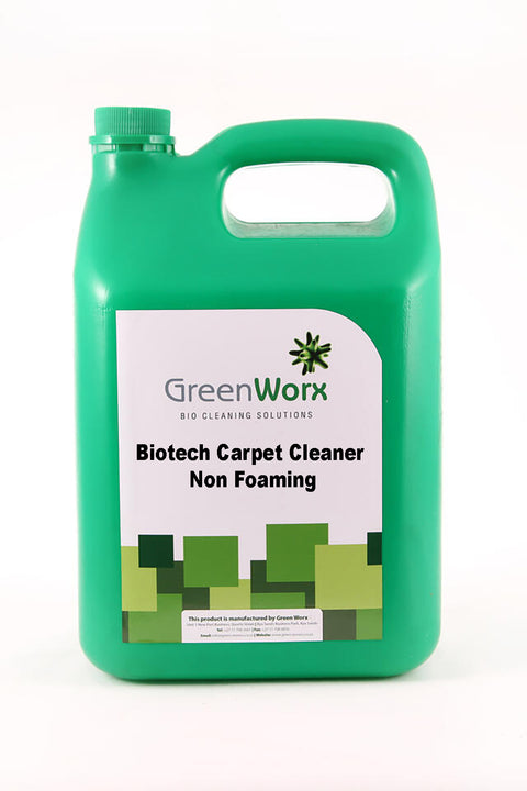 GreenWorx Bio Tech Carpet Cleaner Non-Foaming - Concentrate (5L Jerry Can)